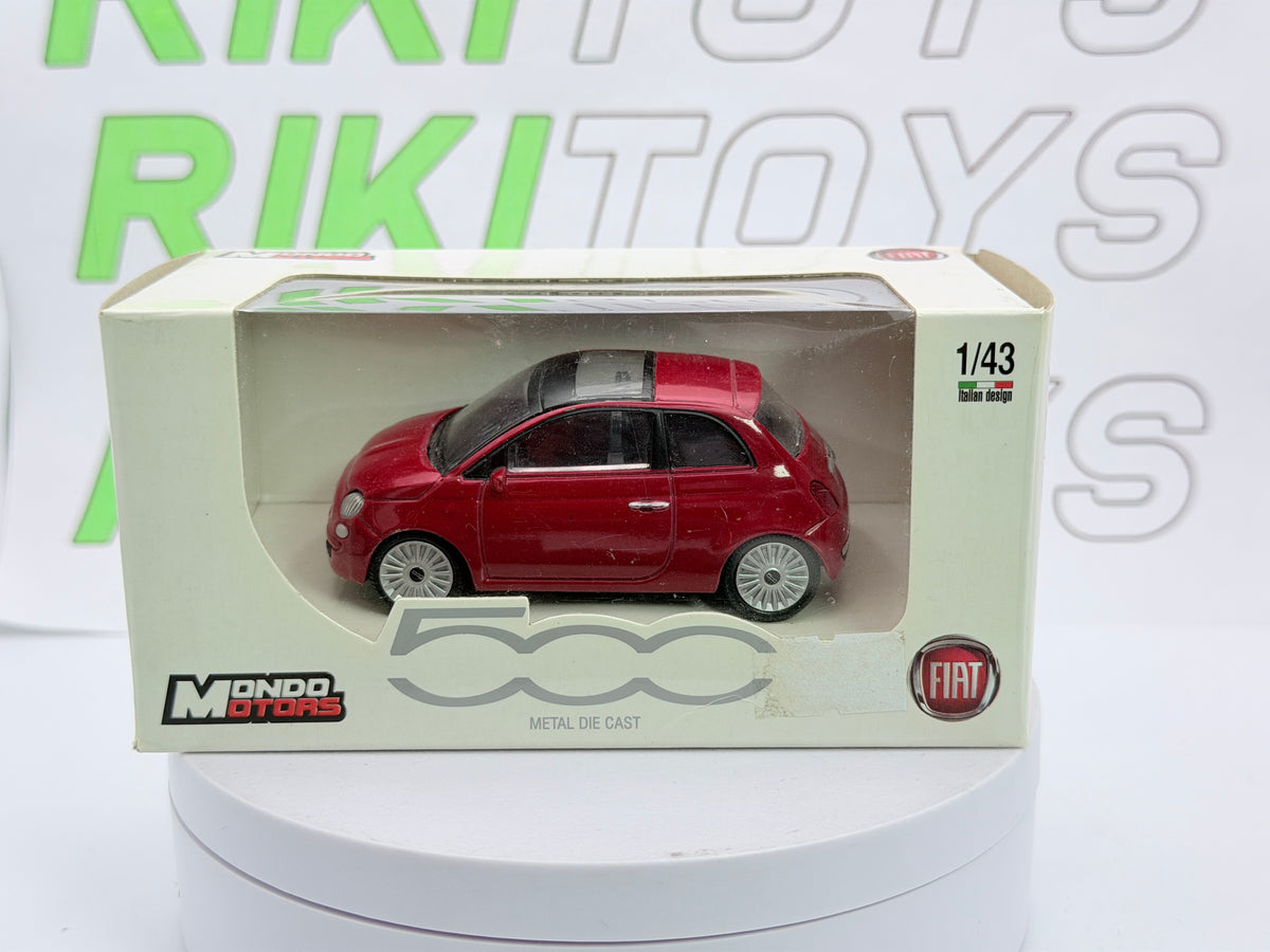 Fiat 500 Mondo Motors 1/43 Rosso 2007