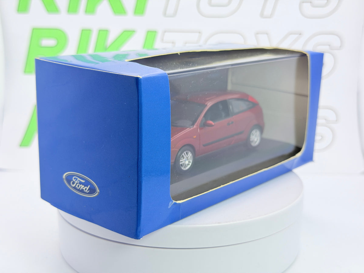 Ford Focus MK1 Minichamps 1/43 Rosso metallizzato