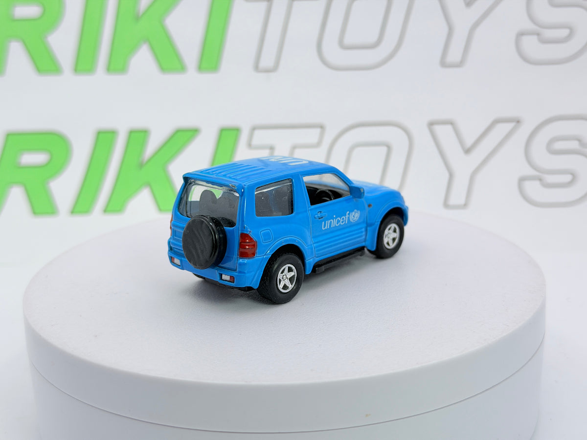 Mitsubishi Pajero 3p Welly 1/60 Azzurro