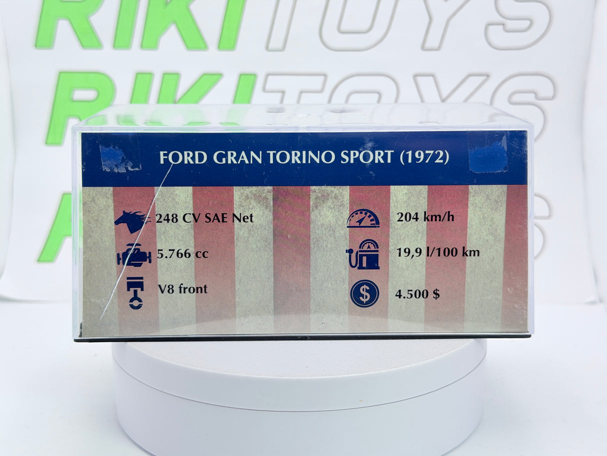 Ford Gran Torino Sport Edicola 1/43 Verde 1972