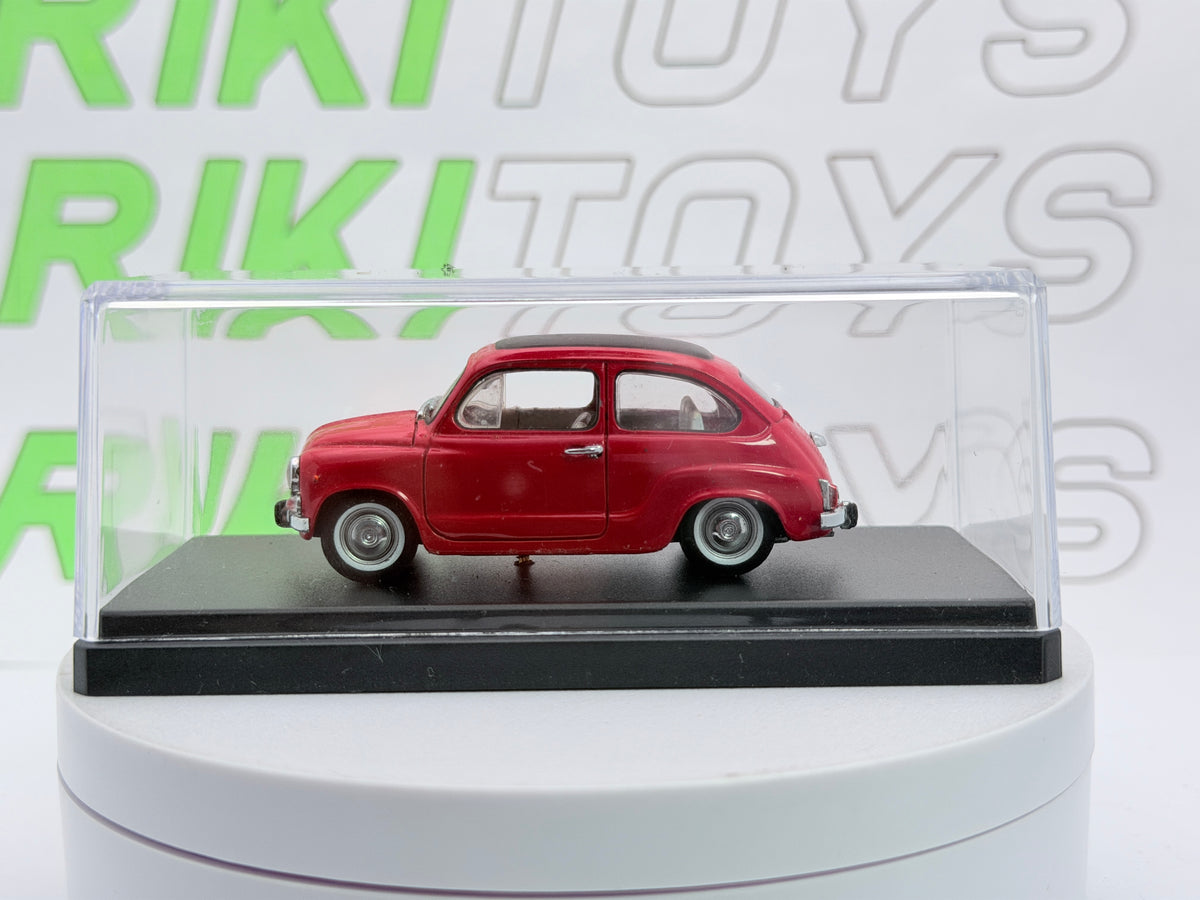 Fiat 600 E Detail Cars 1/43 Rosso 1965