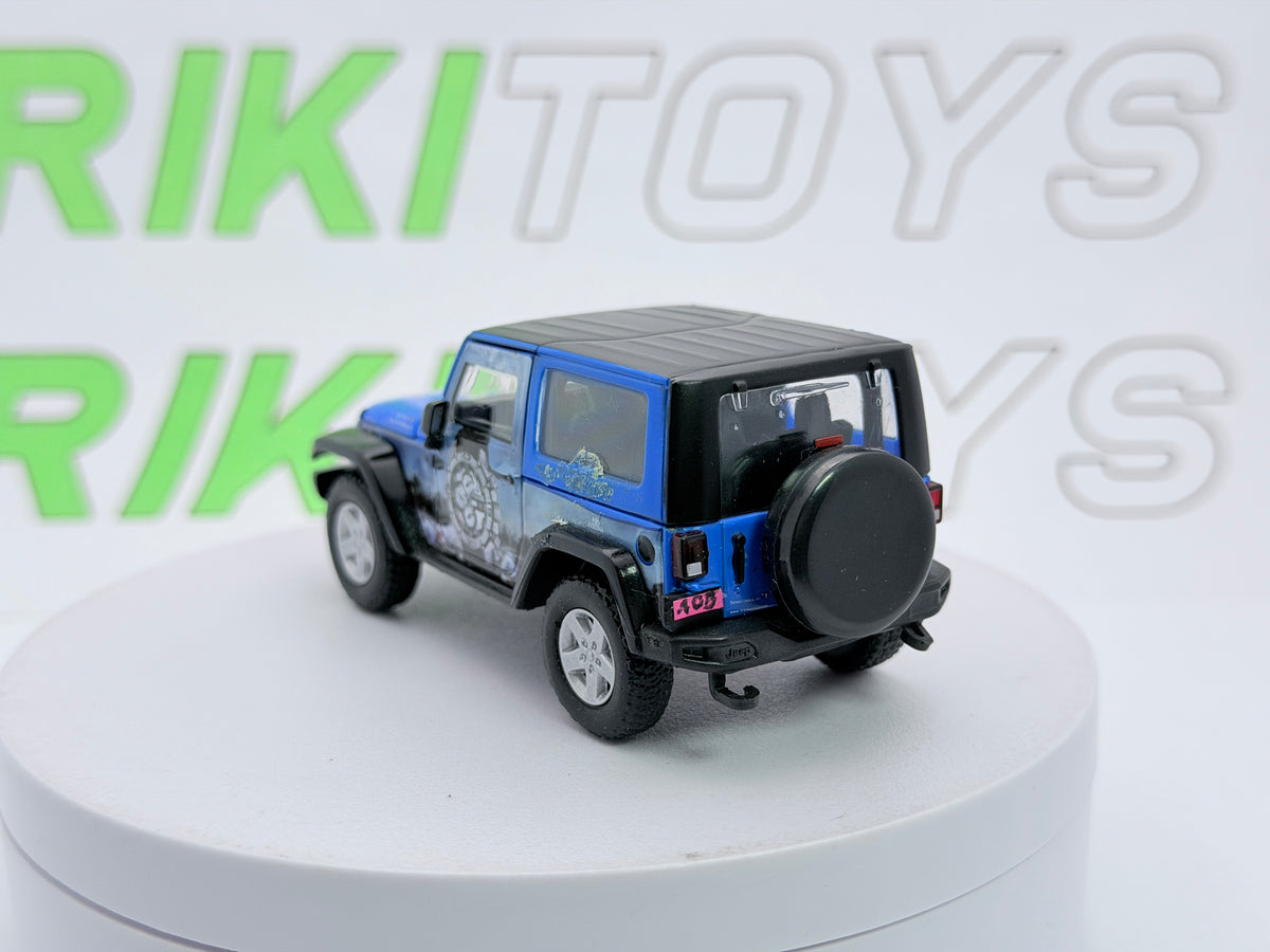 Jeep Wrangler GreenLight 1/43 Blu 2012