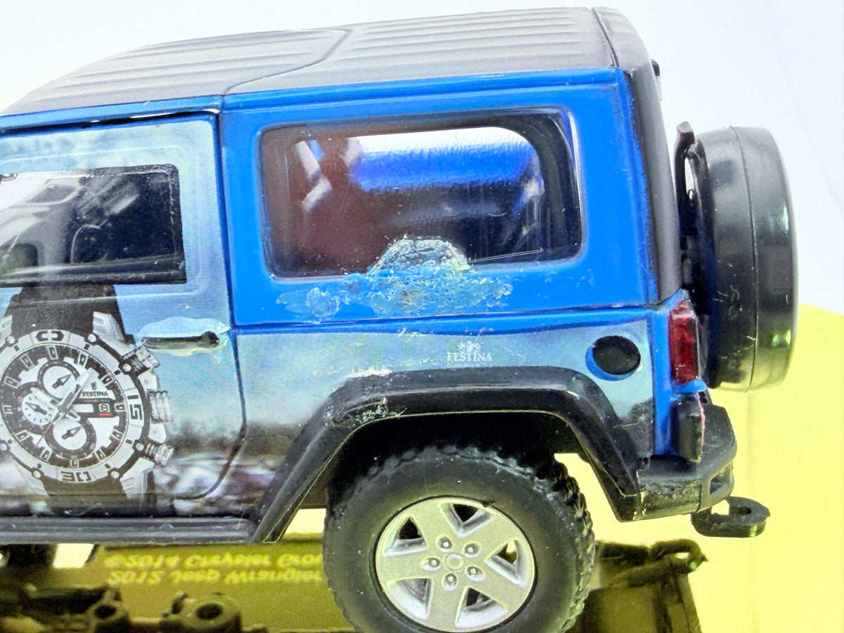 Jeep Wrangler GreenLight 1/43 Blu 2012