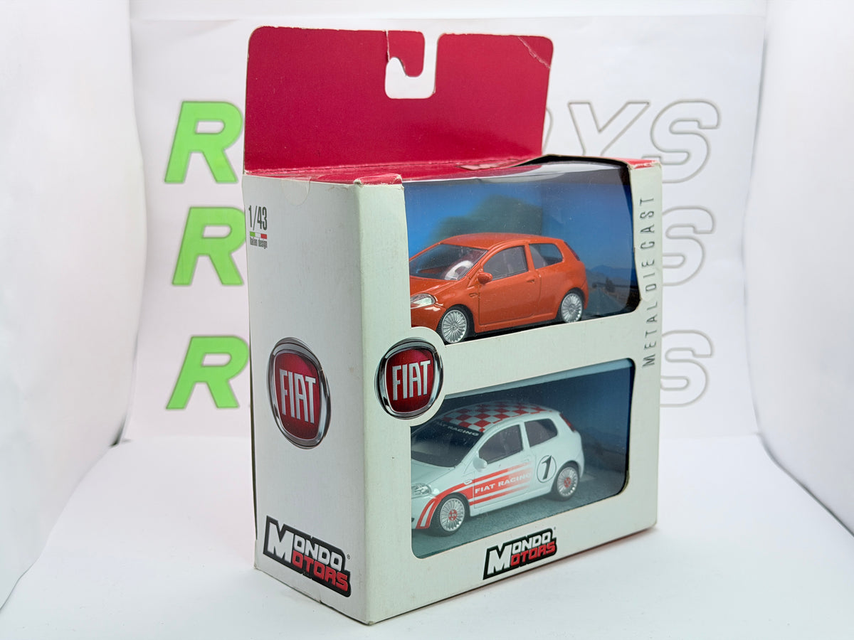 Fiat Grande Punto Mondo Motors 1/43 Arancione Bianco