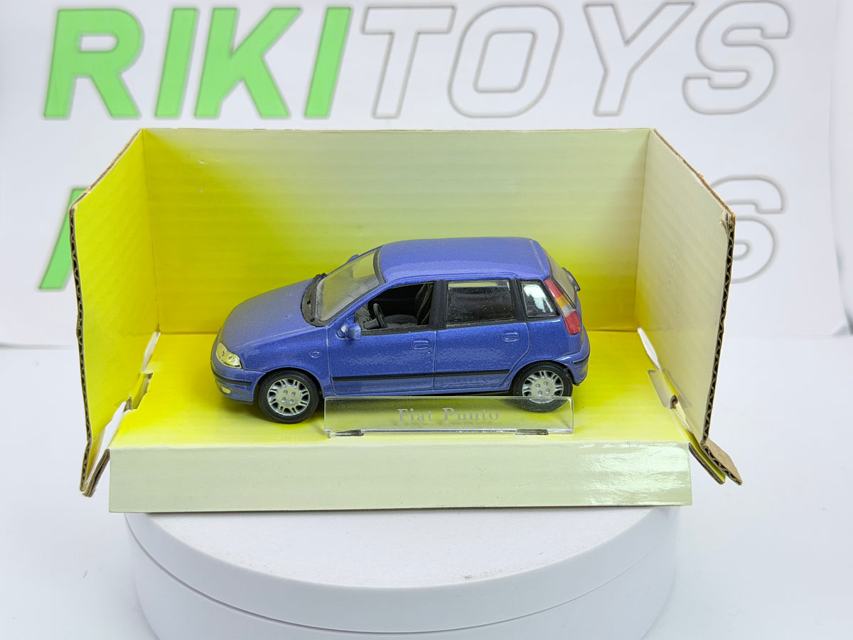 Fiat Punto MK1 Cararama 1/43 Blu metallizzato