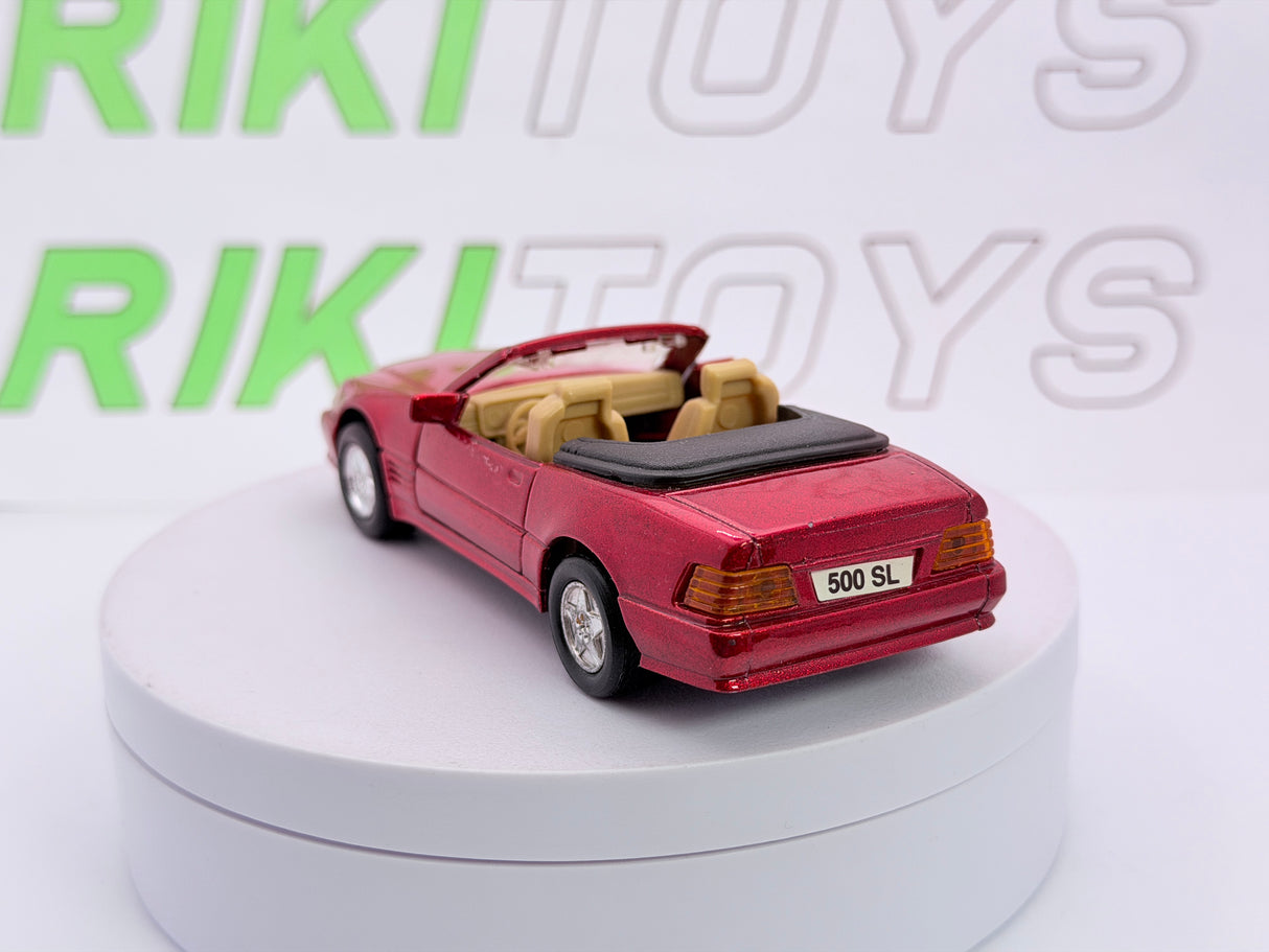 Mercedes Benz 500 SL Welly 1/38 Rosso Metalizzato 1989