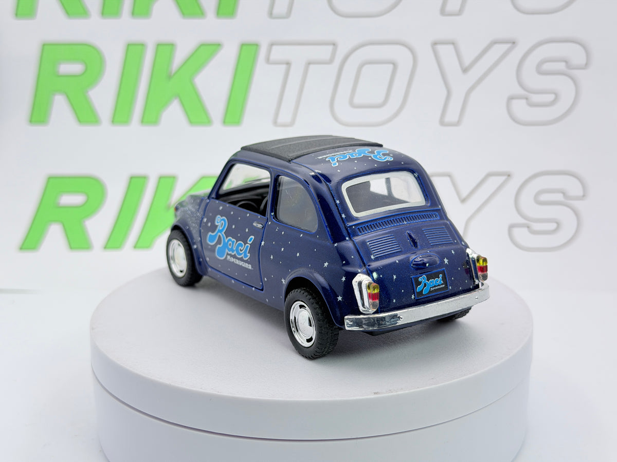 Fiat 500 F Kinsmart 1/24 Blu 1965