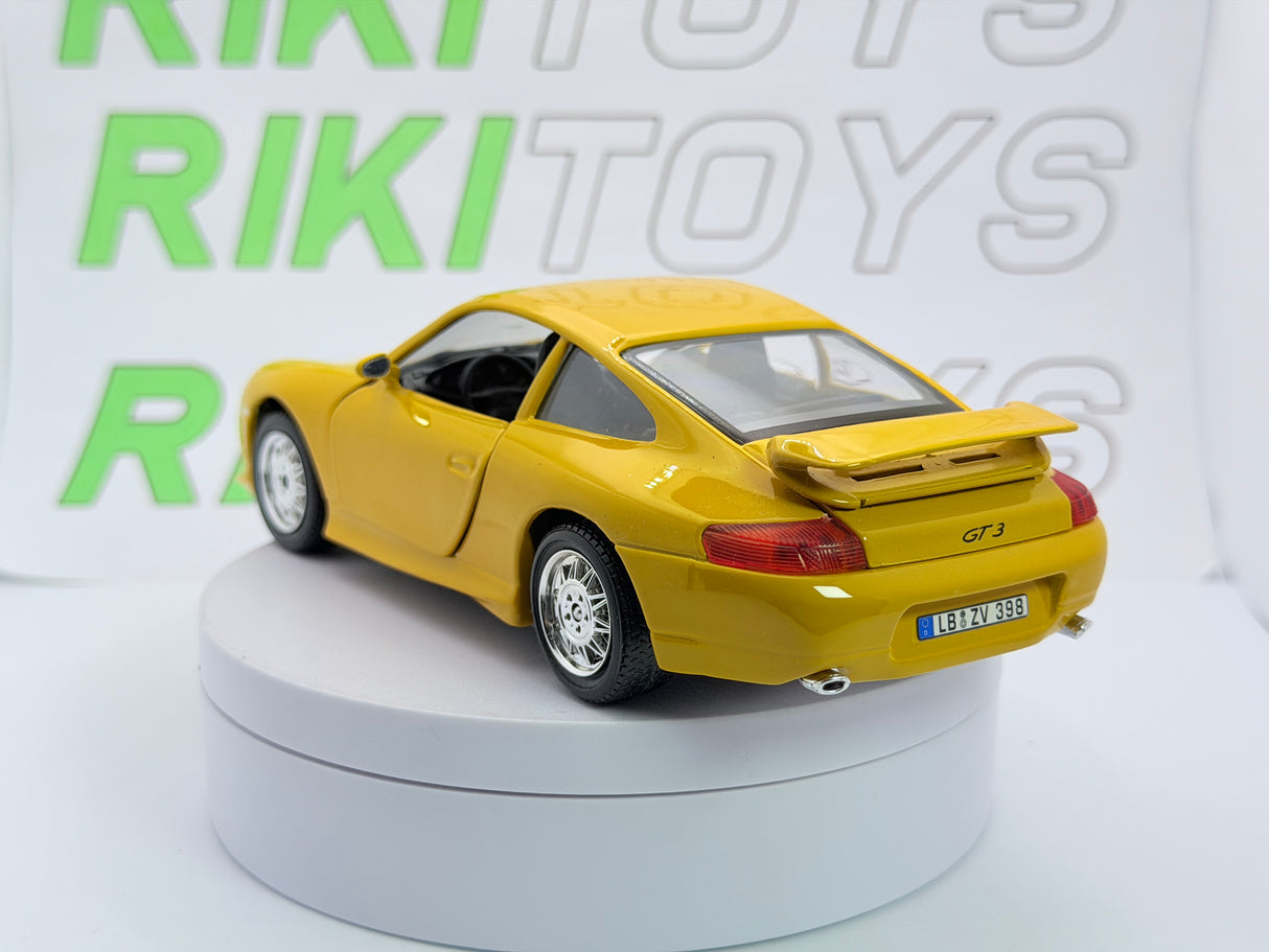 Porsche 911 GT3 Burago 1/24 Giallo 1997