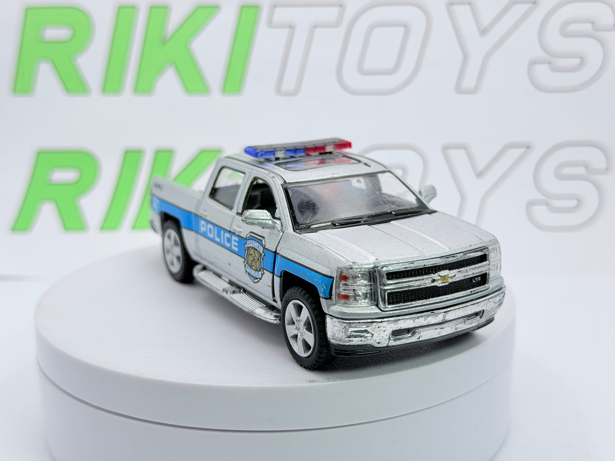 Chevrolet Silverado Kinsmart 1/46 Argento 2014