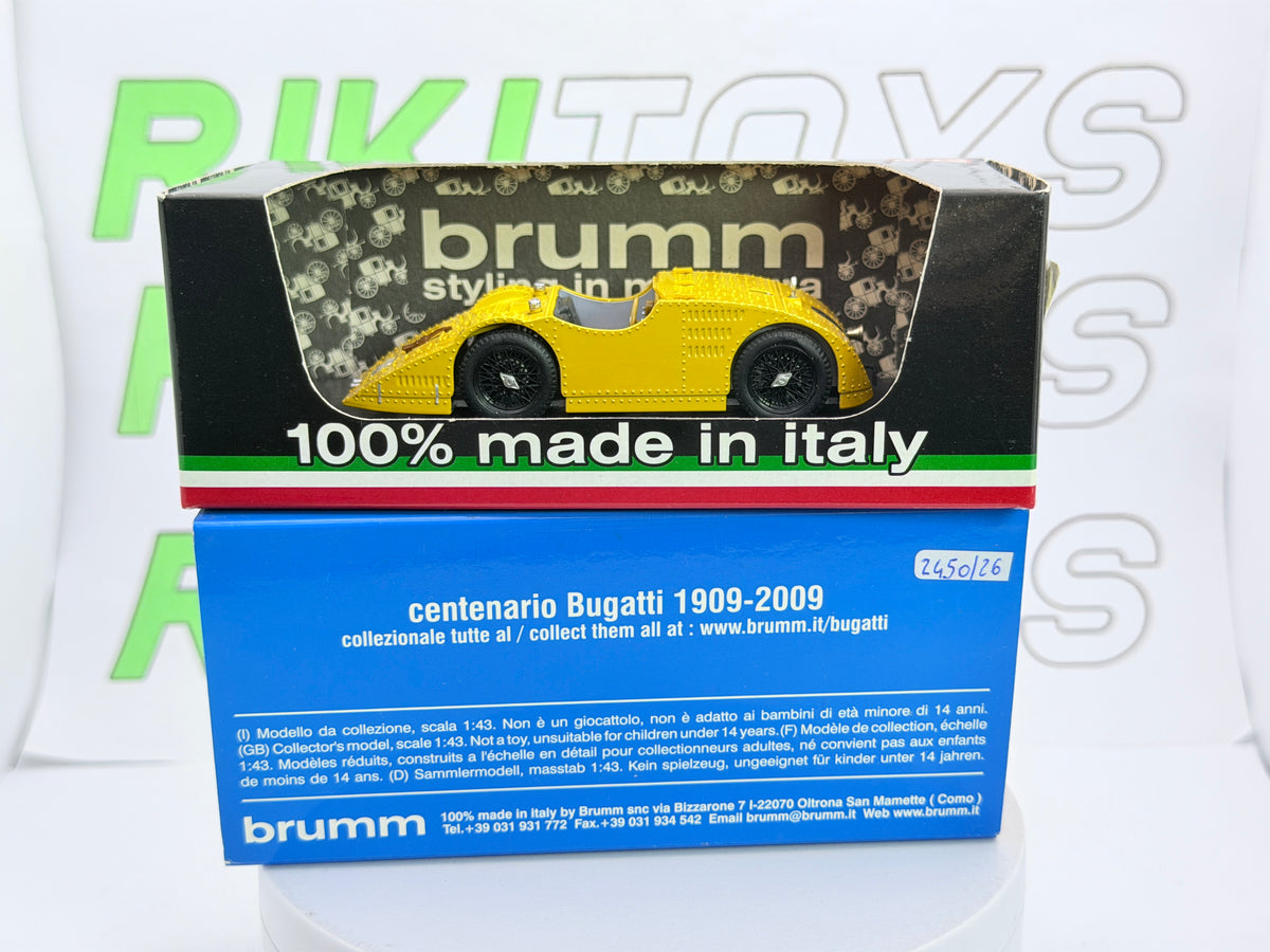 Bugatti Tipo 32 Tank Brumm 1/43 Giallo