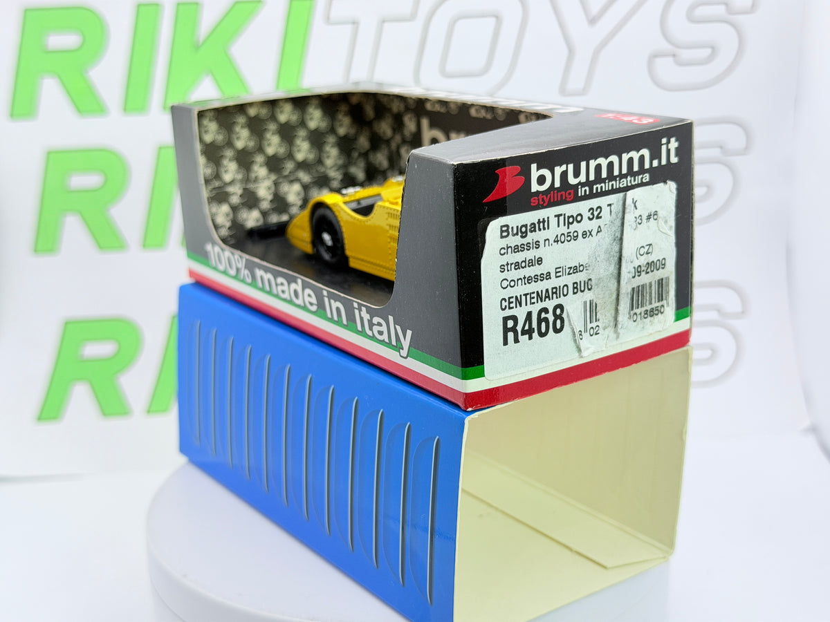 Bugatti Tipo 32 Tank Brumm 1/43 Giallo