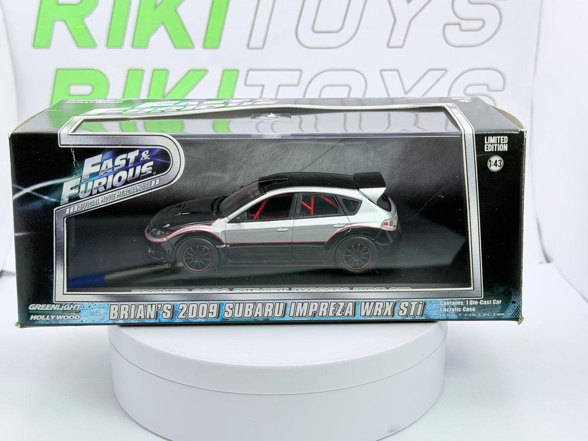 Subaru Impreza WRX Greenlight 1/43 Argento 2009
