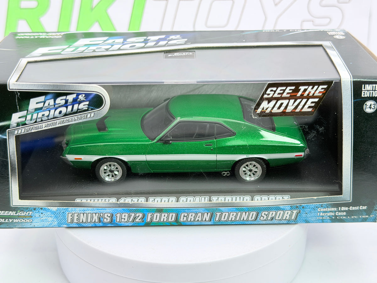 Ford Gran Torino Greenlight 1/43 Verde 1972