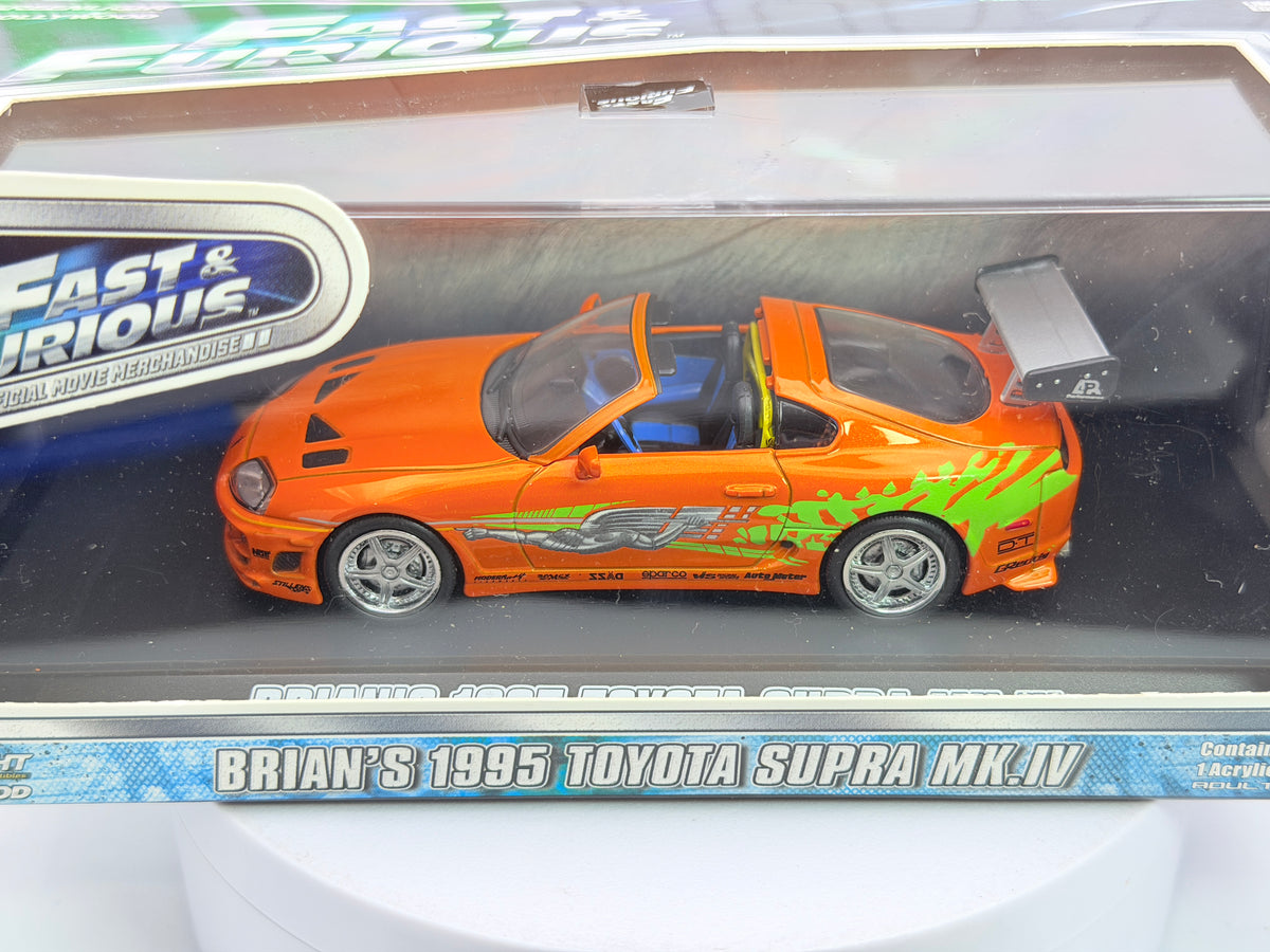 Toyota Supra MK4 Greenlight 1/43 Arancione 1995