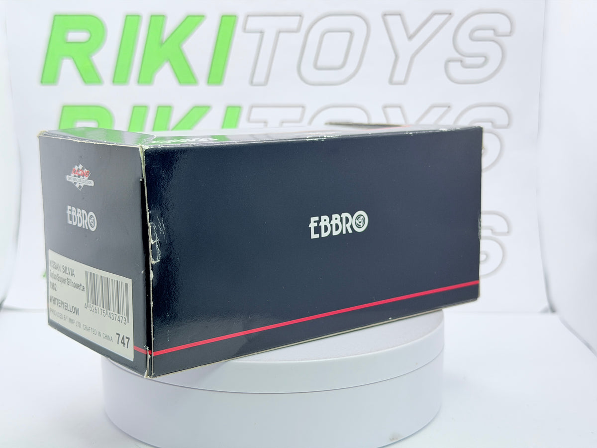 Nissan Silvia Turbo Silhouette Ebbro 1/43 Bianco 1982