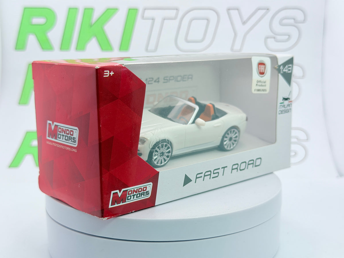 Fiat 124 Spider Mondo Motors 1/43 Bianco