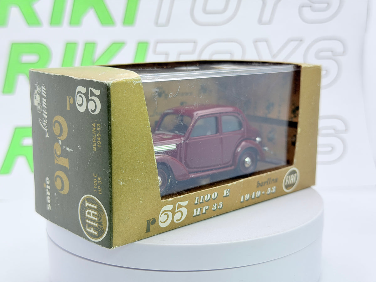 Fiat 1100 E Brumm 1/43 Rosso scuro 1949