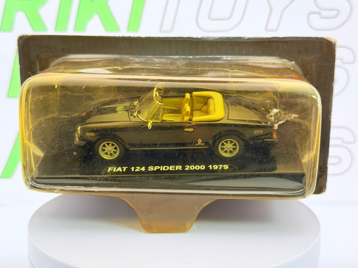 Fiat 124 Spider 2000 Edicola 1/43 Nero