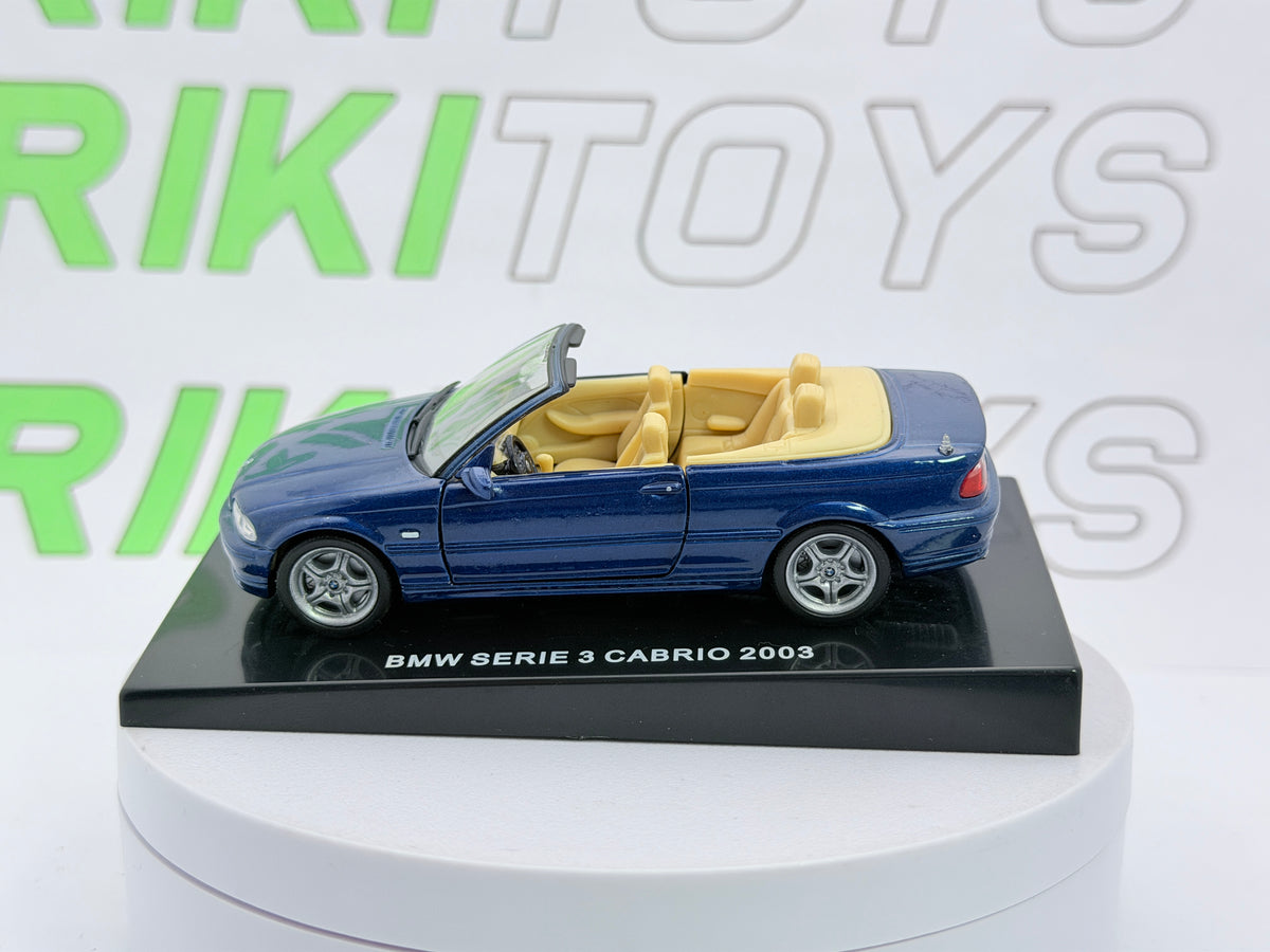 BMW 330 C i Cabrio E 46 Edicola 1/43 Blu metallizzato