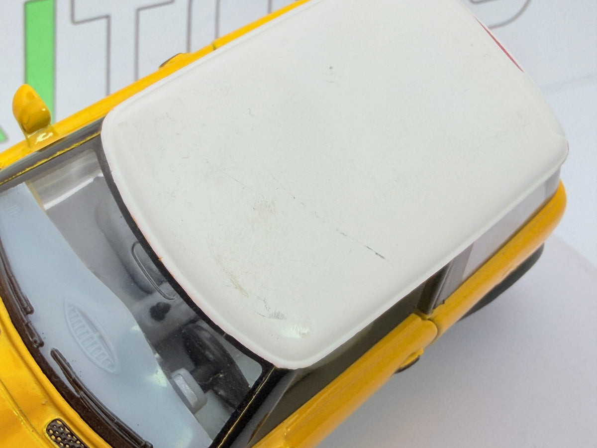 Mini Cooper Kinsmart 1/28 Giallo