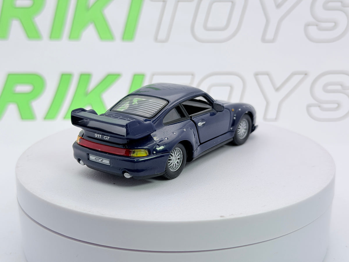 Porsche 911 GT2 Cararama 1/43 Blu
