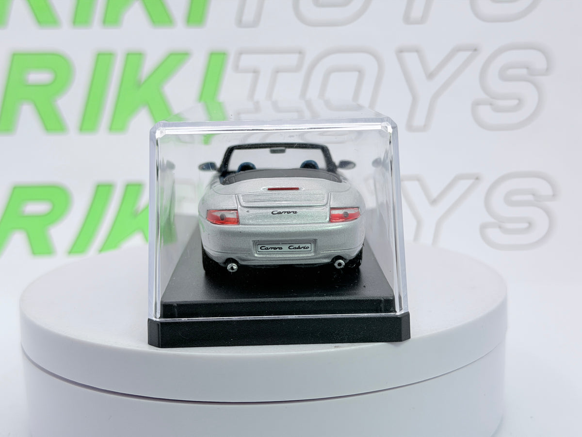 Porsche 911 993 Cabrio Edicola 1/43 Argento