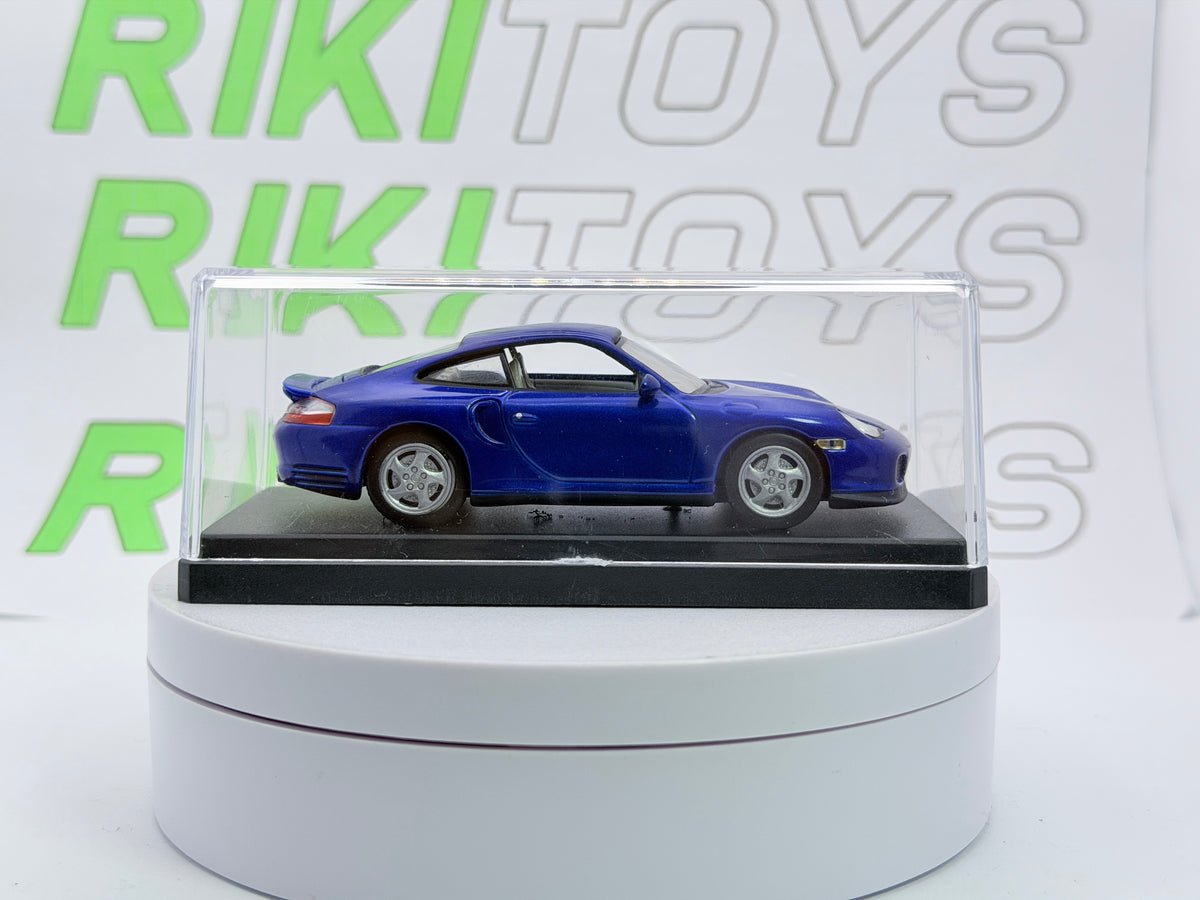Porsche 911 Turbo Edicola 1/43 Blu metallizzato 2000