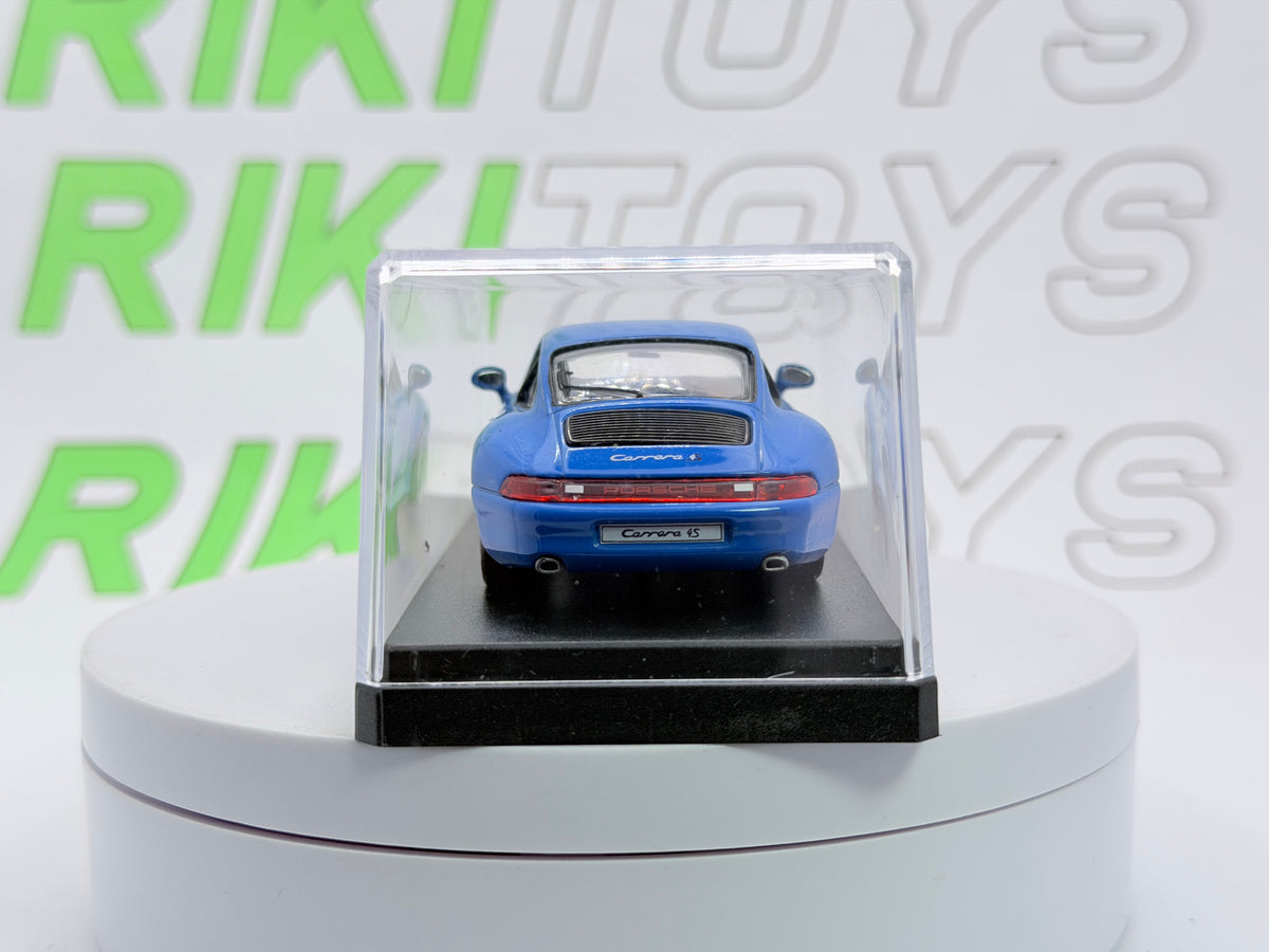 Porsche 911 993 Carrera Edicola 1/43 Celeste 1995
