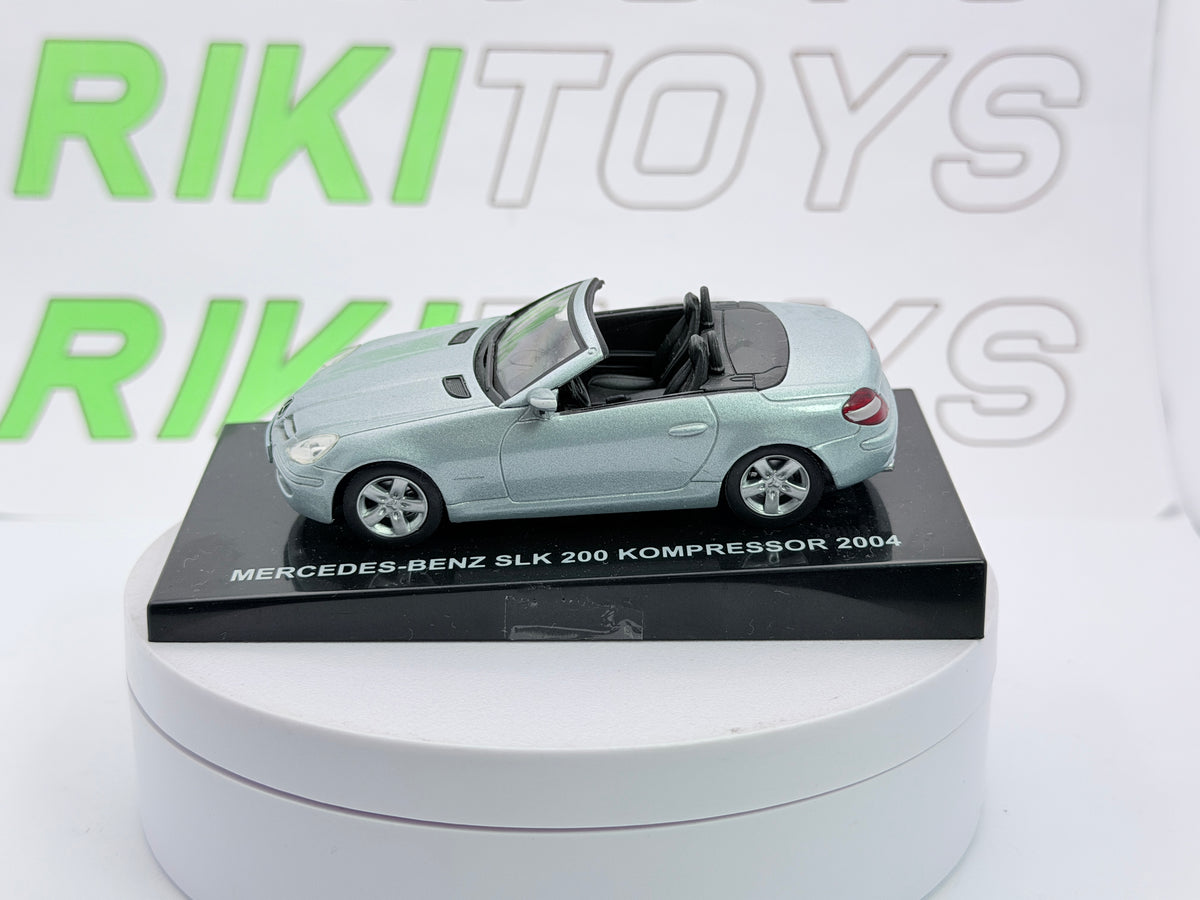 Mercedes Benz SLK 200 K R 171 Edicola 1/43 Azzurro metallizzato 2004