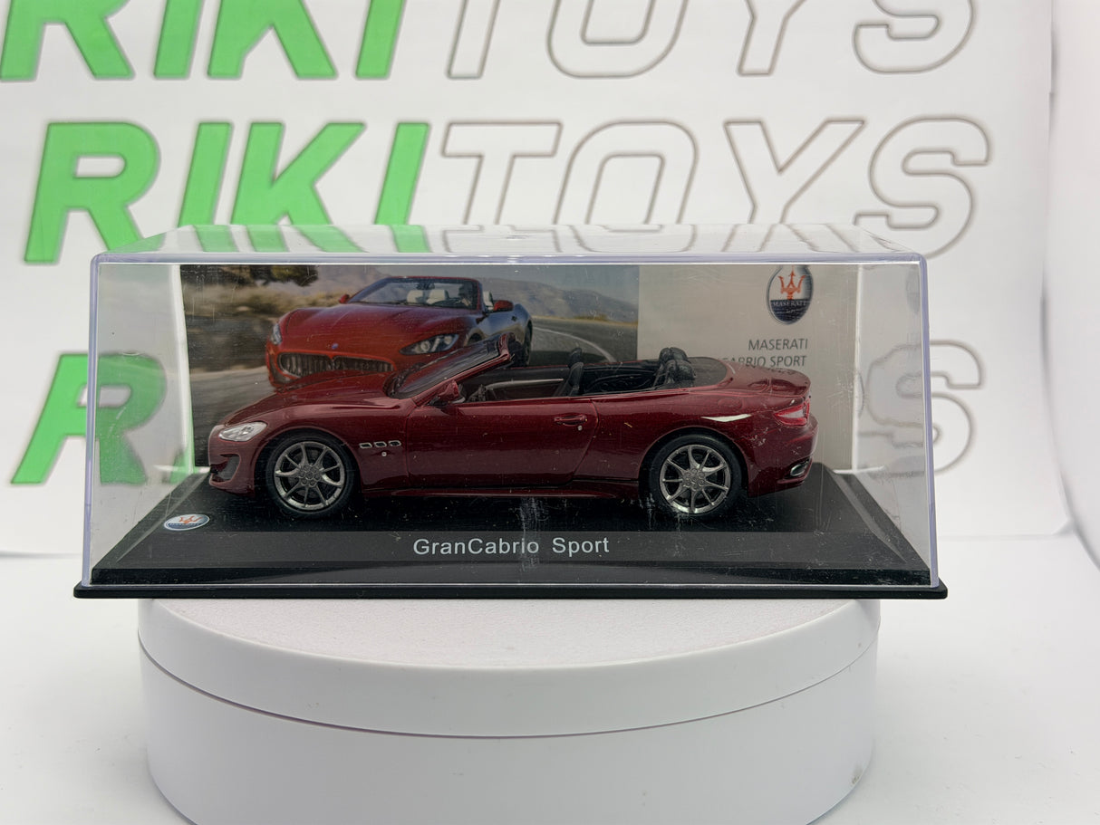 Maserati GranCabrio Sport Leo Models 1/43 Rosso metallizzato