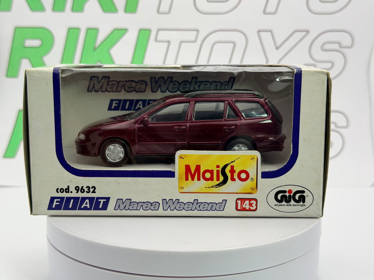 Fiat Marea Weekend Maisto 1/43 Rosso scuro 1996