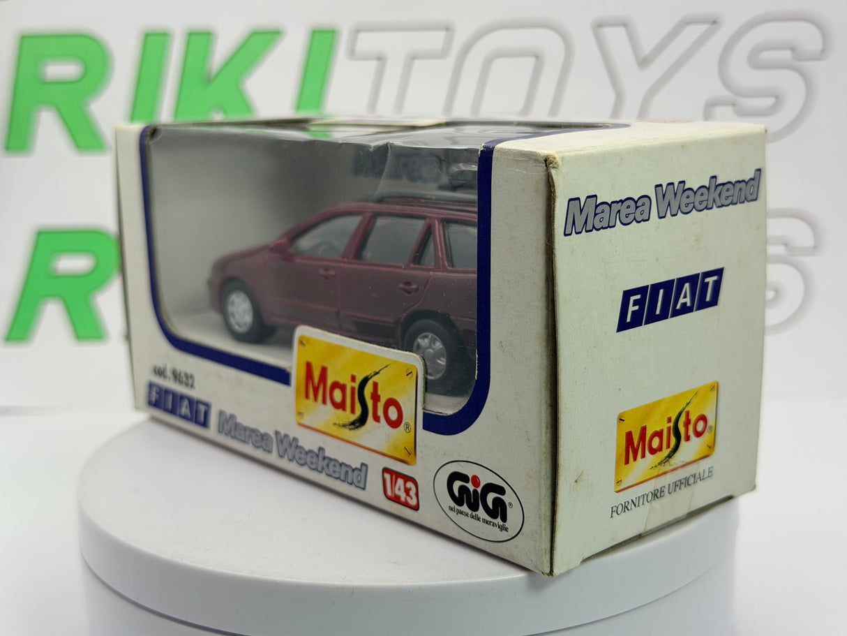 Fiat Marea Weekend Maisto 1/43 Rosso scuro 1996