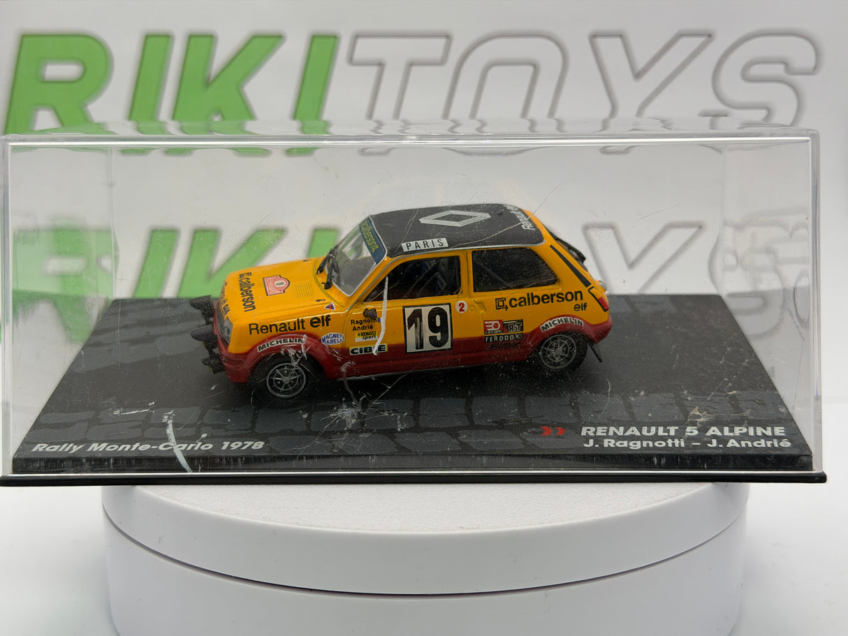 Renault 5 Alpine Edicola 1/43 Giallo 1978