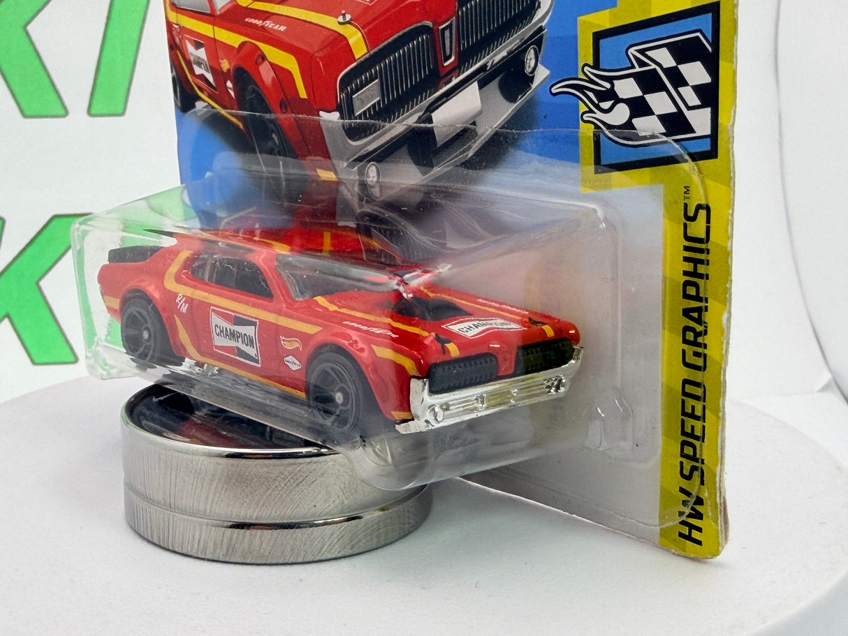 Mercury Cougar Hot Wheels 1/60 Rosso 1968