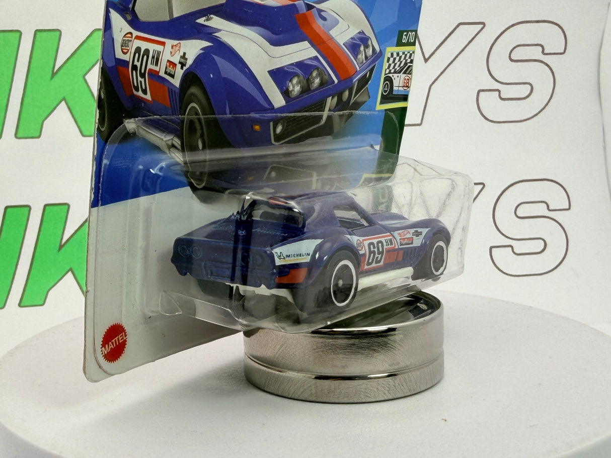 Chevrolet Copo Corvette Hot Wheels 1/60 Blu 1969