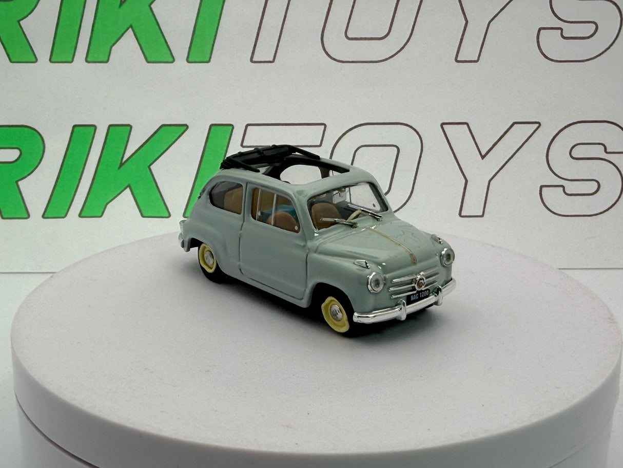 Fiat 600 Trasformabile Brumm 1/43 Grigio 1956