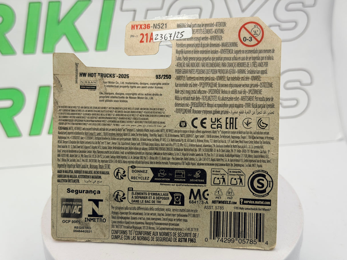 Datsun Sunny Truck Hot Wheels 1/64 Verde 1975