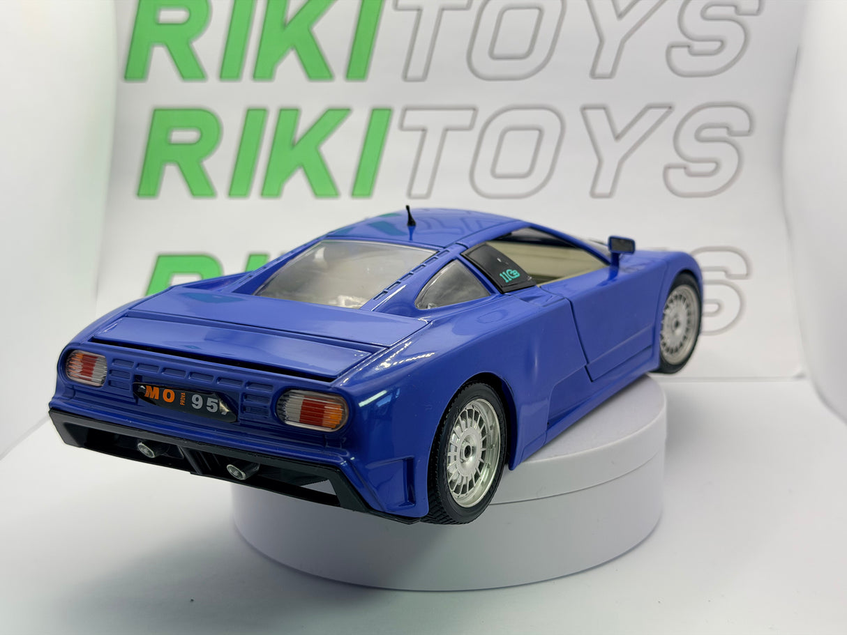 Bugatti EB 110 Burago 1/18 Blu 1991
