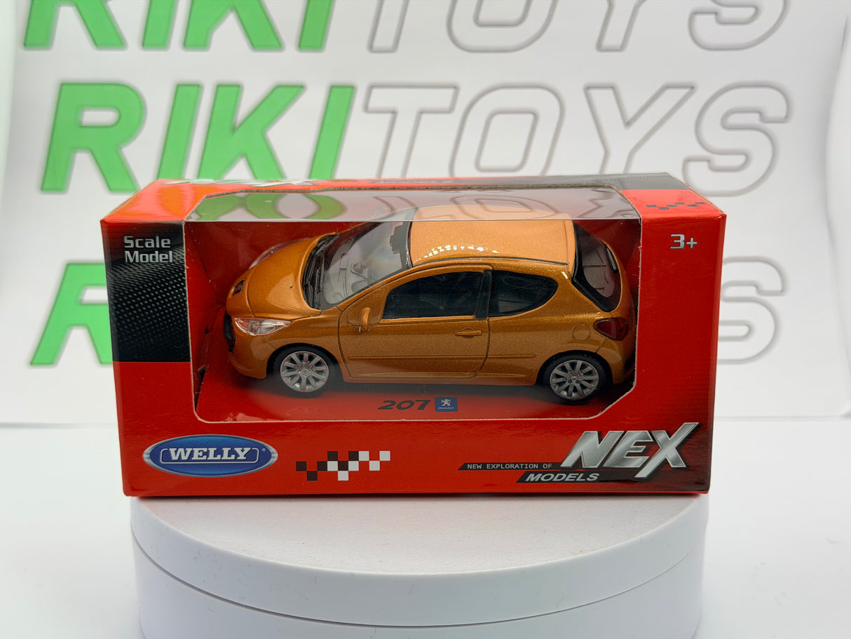 Peugeot 207 Welly 1/43 Arancione 2006