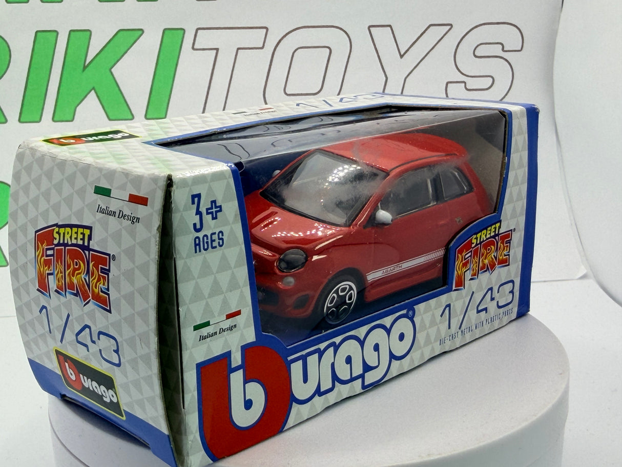 Fiat-Abarth 500 Burago 1/43 Rosso 2008