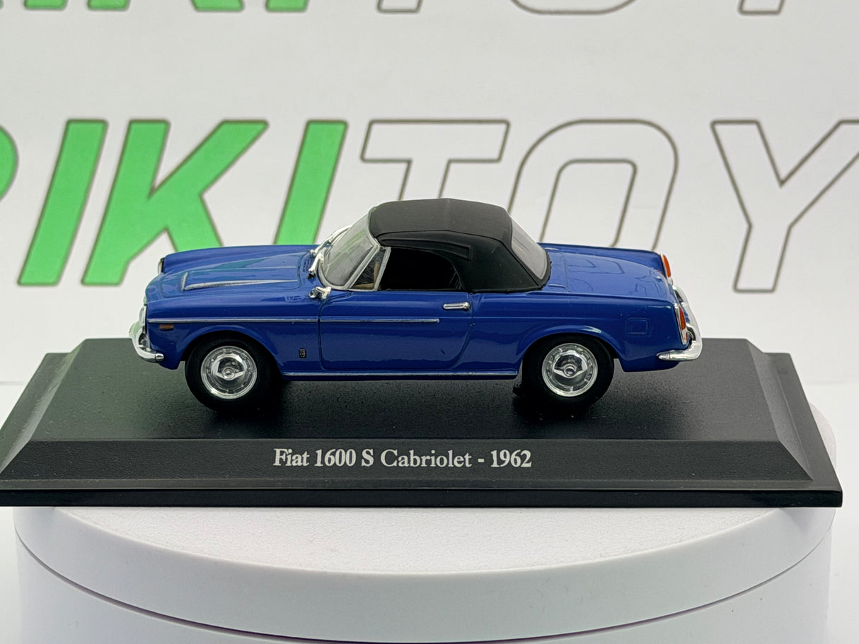 Fiat 1600 S Cabrio Norev 1/43 Blu 1962