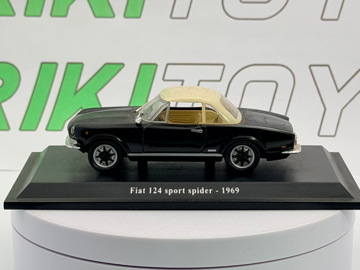Fiat 124 Spider 2000 Norev 1/43 Nero 1969