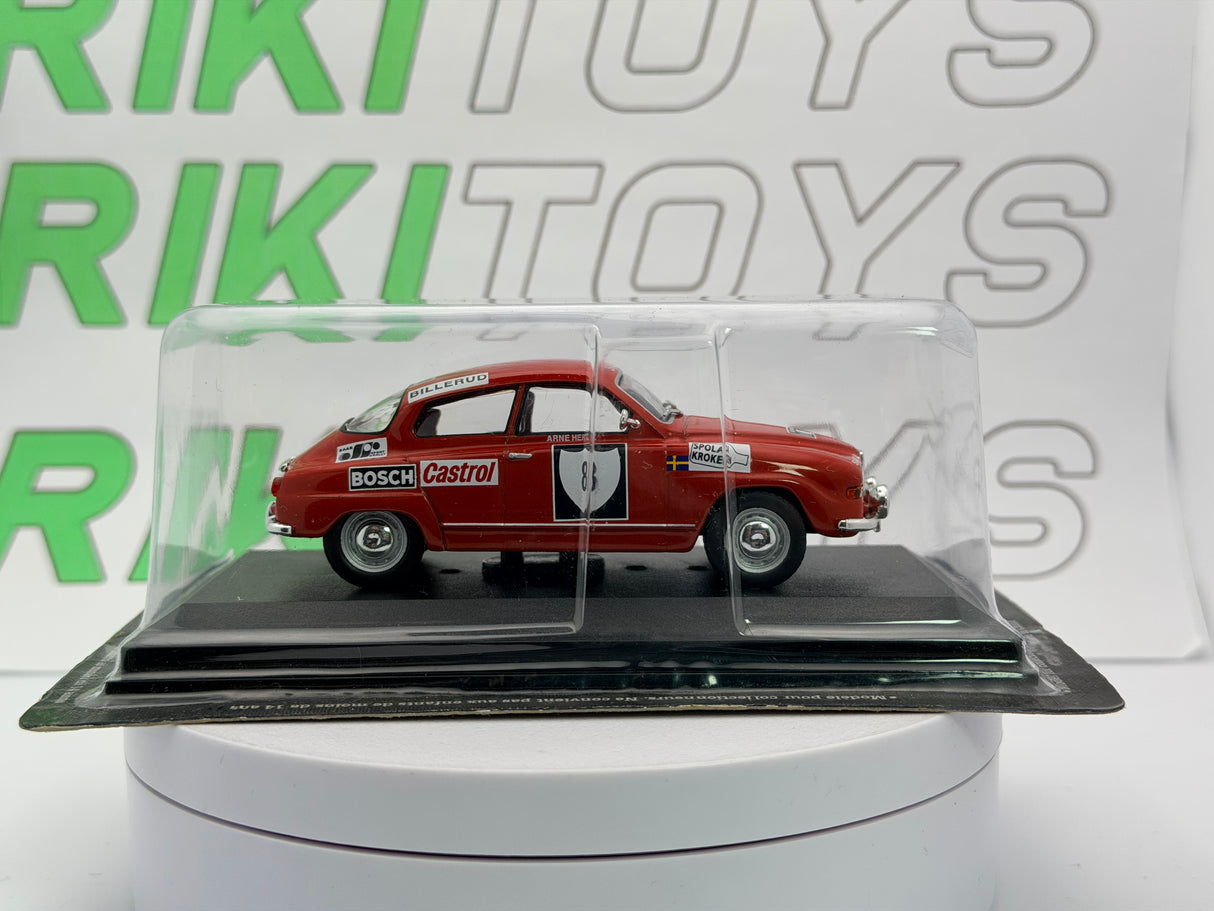 Saab 96V4 Edicola 1/43 Rosso 1970