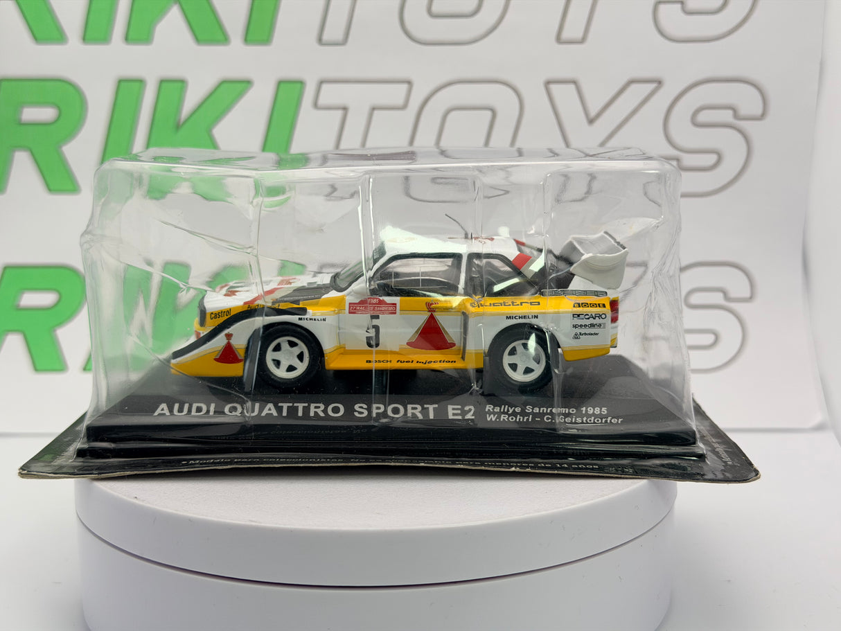 Audi Quattro Sport E2 Edicola 1/43 Bianco 1985