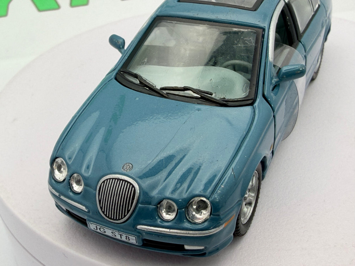 Jaguar S Type Cararama 1/43 Turchese