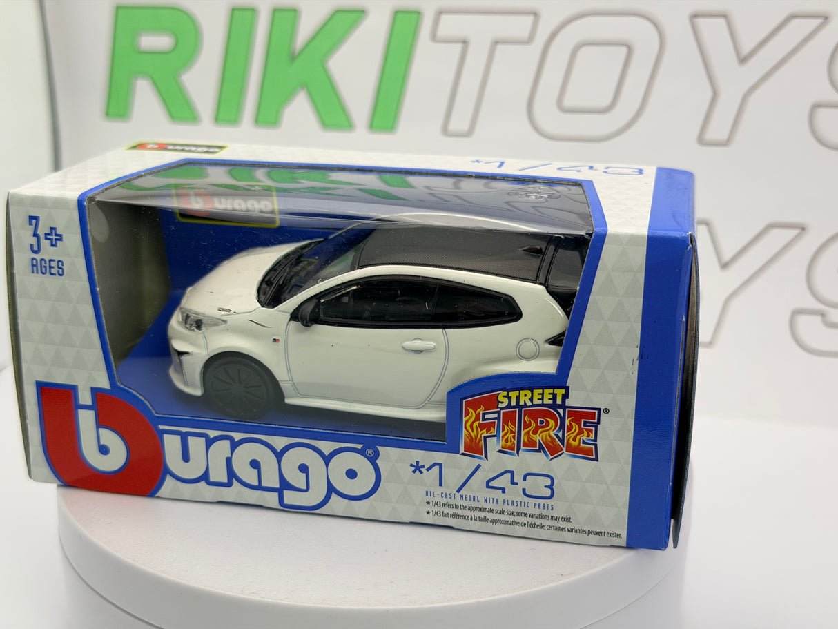 Toyota Yaris GR Burago 1/43 Bianco