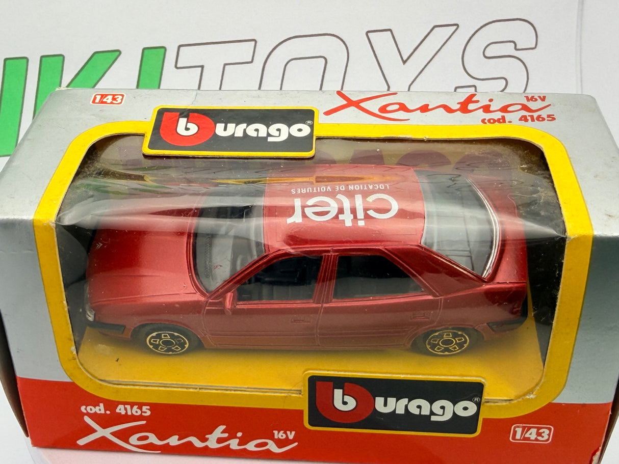 Citroen Xantia Burago 1/43 Rosso