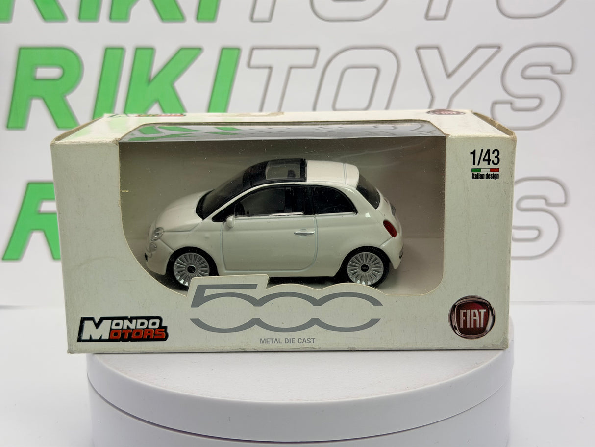 Fiat 500 Mondo Motors 1/43 Bianco 2007