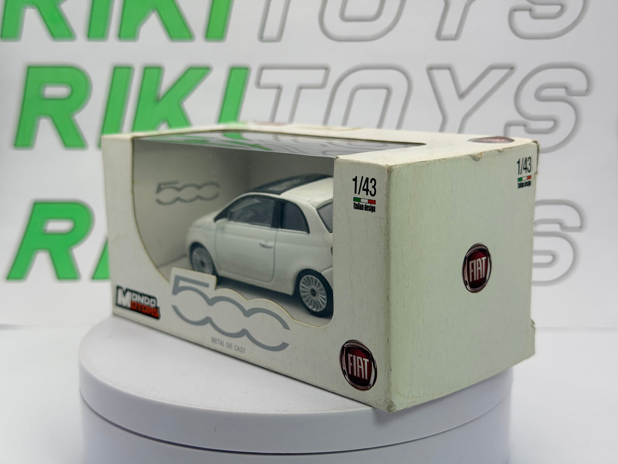 Fiat 500 Mondo Motors 1/43 Bianco 2007