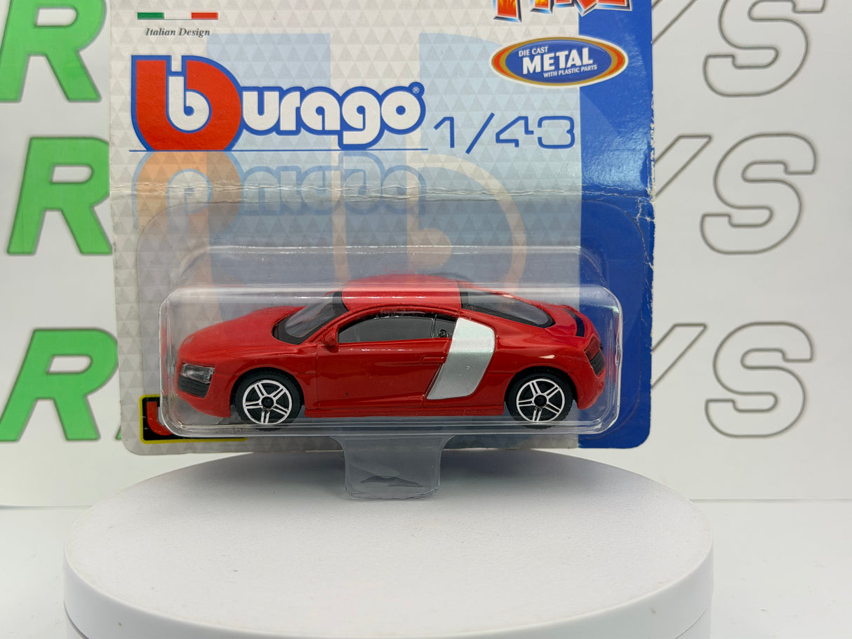 Audi R8 Coupé Burago 1/43 Rosso